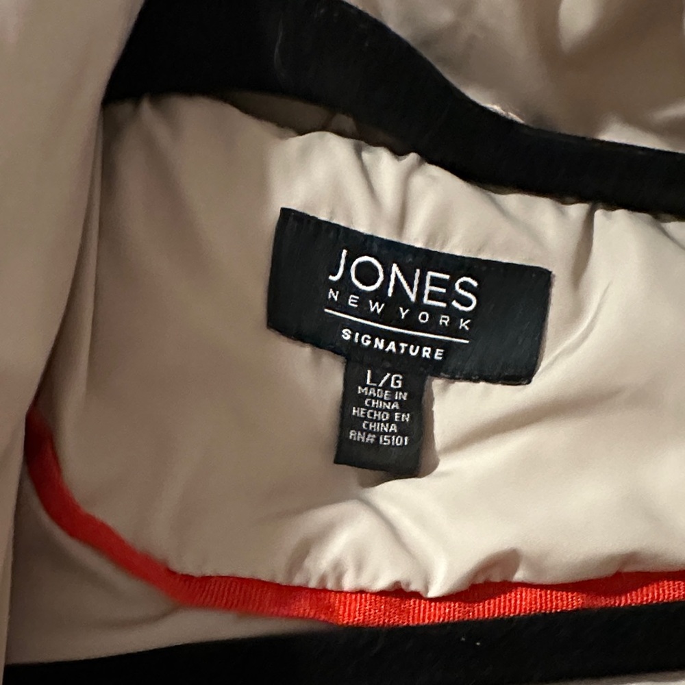 Jones New York Double Zipper Puffer Coat - Picture 3 of 4